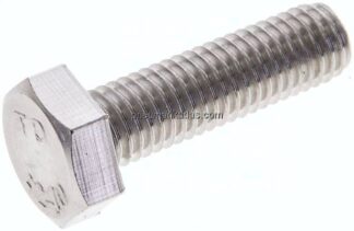 Sechskantschraube DIN 933, M 10x35, Edelstahl A2