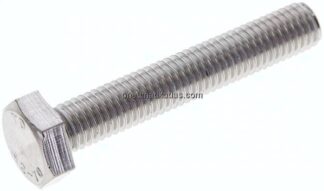 Sechskantschraube DIN 933, M 10x60, Edelstahl A2