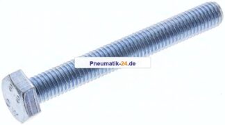 Sechskantschraube DIN 933, M 10x80, Stahl verzinkt 8.8