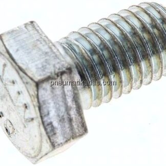 Sechskantschraube DIN 933, M 12x20, Stahl verzinkt 8.8