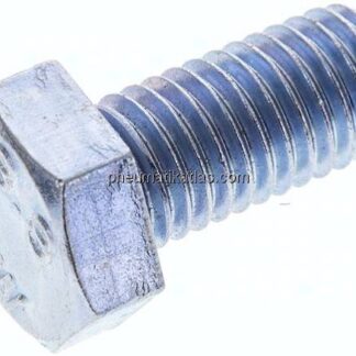 Sechskantschraube DIN 933, M 12x25, Stahl verzinkt 8.8