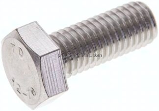 Sechskantschraube DIN 933, M 12x30, Edelstahl A2