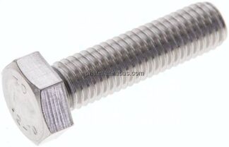 Sechskantschraube DIN 933, M 12x45, Edelstahl A2