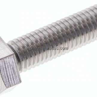Sechskantschraube DIN 933, M 12x45, Edelstahl A2
