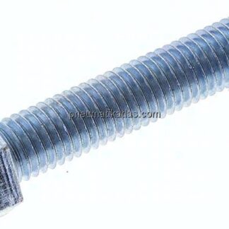 Sechskantschraube DIN 933, M 12x60, Stahl verzinkt 8.8