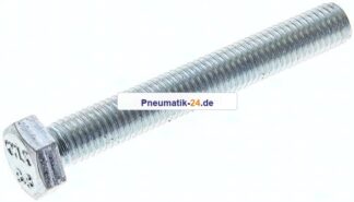 Sechskantschraube DIN 933, M 12x90, Stahl verzinkt 8.8