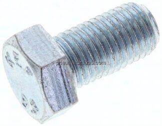 Sechskantschraube DIN 933, M 16x30, Stahl verzinkt 8.8