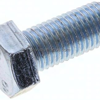 Sechskantschraube DIN 933, M 16x35, Stahl verzinkt 8.8