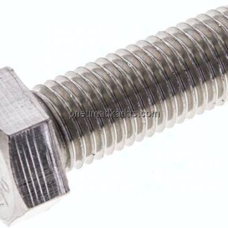 Sechskantschraube DIN 933, M 16x45, Edelstahl A2