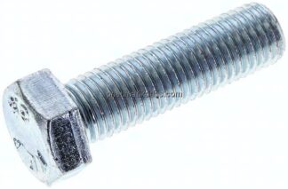 Sechskantschraube DIN 933, M 16x55, Stahl verzinkt 8.8