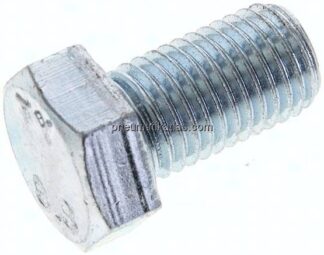 Sechskantschraube DIN 933, M 20x35, Stahl verzinkt 8.8