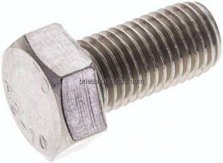 Sechskantschraube DIN 933, M 20x40, Edelstahl A2
