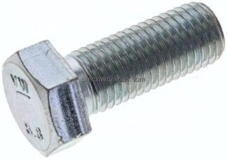 Sechskantschraube DIN 933, M 20x50, Stahl verzinkt 8.8