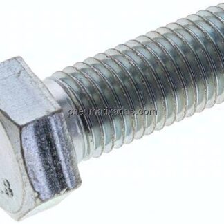 Sechskantschraube DIN 933, M 20x50, Stahl verzinkt 8.8