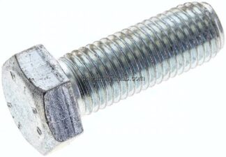 Sechskantschraube DIN 933, M 20x55, Stahl verzinkt 8.8