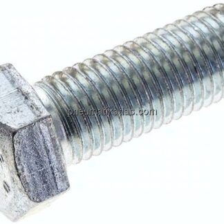 Sechskantschraube DIN 933, M 20x55, Stahl verzinkt 8.8