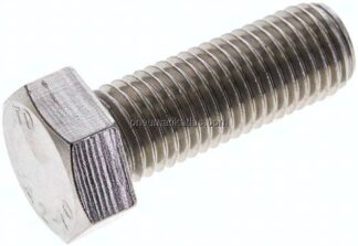 Sechskantschraube DIN 933, M 20x55, Edelstahl A2