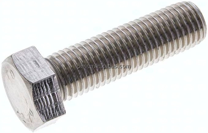 Sechskantschraube DIN 933, M 20x70, Edelstahl A2
