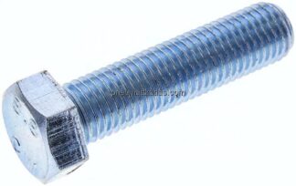 Sechskantschraube DIN 933, M 20x80, Stahl verzinkt 8.8
