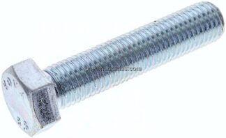 Sechskantschraube DIN 933, M 20x90, Stahl verzinkt 8.8