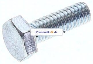 Sechskantschraube DIN 933, M 4x12, Stahl verzinkt 8.8