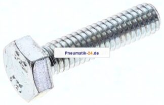 Sechskantschraube DIN 933, M 4x16, Stahl verzinkt 8.8