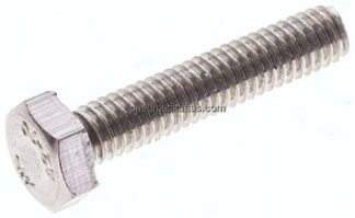 Sechskantschraube DIN 933, M 4x20, Edelstahl A2