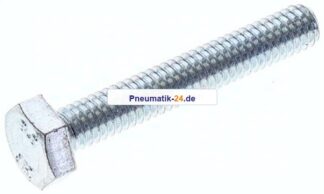 Sechskantschraube DIN 933, M 4x25, Stahl verzinkt 8.8