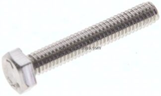 Sechskantschraube DIN 933, M 4x25, Edelstahl A2