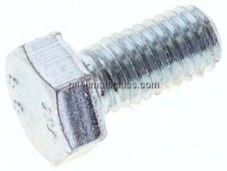 Sechskantschraube DIN 933, M 5x10, Stahl verzinkt 8.8
