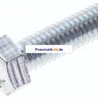 Sechskantschraube DIN 933, M 5x16, Stahl verzinkt 8.8