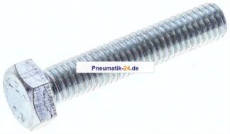 Sechskantschraube DIN 933, M 5x25, Stahl verzinkt 8.8