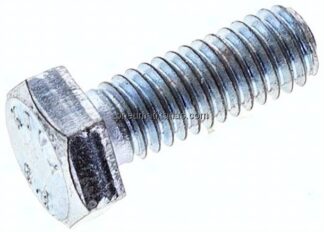 Sechskantschraube DIN 933, M 6x16, Stahl verzinkt 8.8