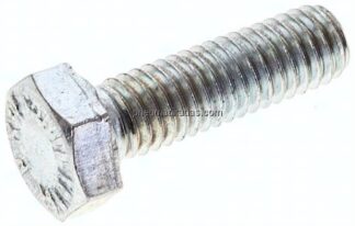 Sechskantschraube DIN 933, M 6x20, Stahl verzinkt 8.8