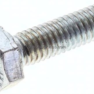 Sechskantschraube DIN 933, M 6x20, Stahl verzinkt 8.8
