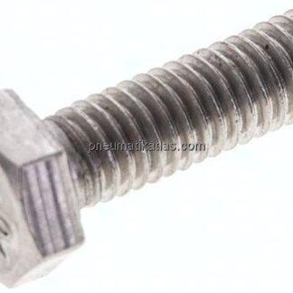 Sechskantschraube DIN 933, M 6x20, Edelstahl A2