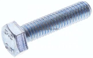 Sechskantschraube DIN 933, M 6x25, Stahl verzinkt 8.8