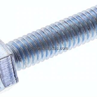 Sechskantschraube DIN 933, M 6x25, Stahl verzinkt 8.8