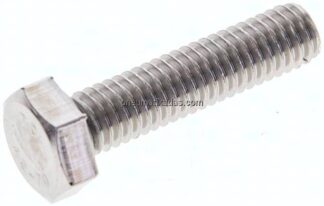 Sechskantschraube DIN 933, M 6x25, Edelstahl A2