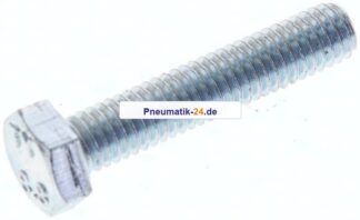Sechskantschraube DIN 933, M 6x30, Stahl verzinkt 8.8