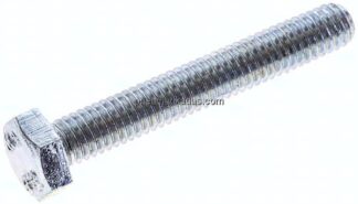 Sechskantschraube DIN 933, M 6x40, Stahl verzinkt 8.8