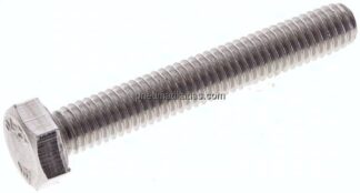 Sechskantschraube DIN 933, M 6x40, Edelstahl A2