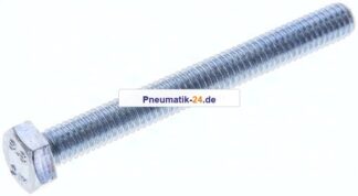 Sechskantschraube DIN 933, M 6x55, Stahl verzinkt 8.8