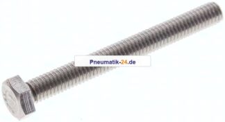 Sechskantschraube DIN 933, M 6x55, Edelstahl A2