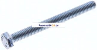 Sechskantschraube DIN 933, M 6x60, Stahl verzinkt 8.8