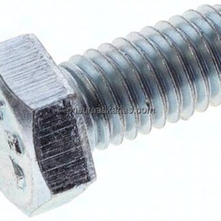 Sechskantschraube DIN 933, M 8x16, Stahl verzinkt 8.8
