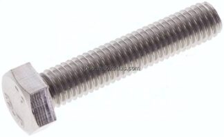 Sechskantschraube DIN 933, M 8x40, Edelstahl A2