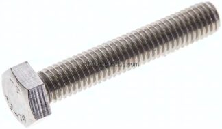 Sechskantschraube DIN 933, M 8x45, Edelstahl A2