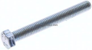 Sechskantschraube DIN 933, M 8x65, Stahl verzinkt 8.8