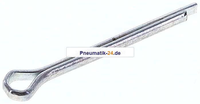 Splint DIN 94 / ISO 1234, 2,5x25 mm, Stahl verzinkt